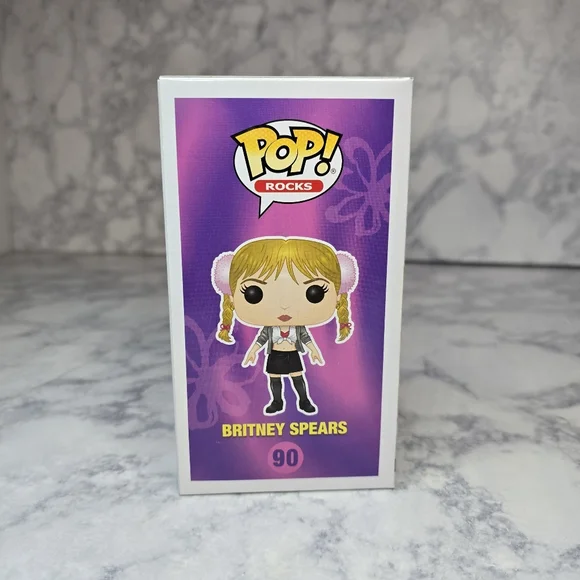 Funko Pop Britney Spears #90 Vinyl Figure Exclusive Baby One More Time Outfit - Picture 4 of 8